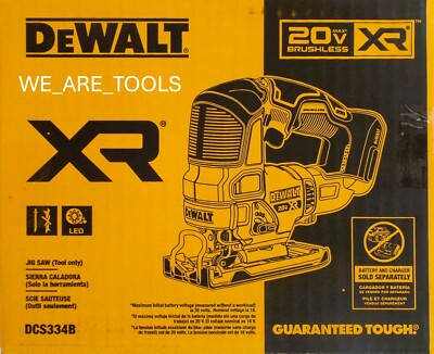 #ad #ad DeWalt DCS334B 20V Cordless Brushless Battery Variable Speed Jig Saw w Blade $129.97