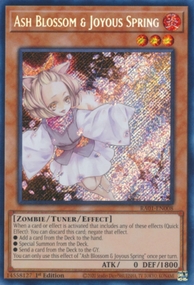 Ash Blossom & Joyous Spring RA01-EN008 Secret 1st 25th Anniversary