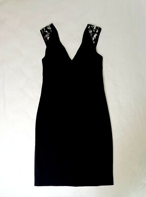 maria bianca nero silk dress Maria Bianca Nero Halter V Neck Silk Midi Dress Black M Dresses