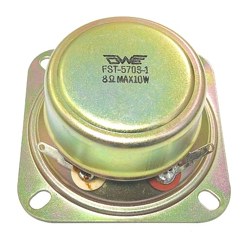 [3pcs] FST-5703-1 Speaker 10W 8 Ohm 60mm TO-WIRE - Zdjęcie 2 z 2