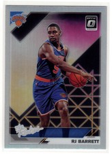 RJ BARRETT  Silver RC ▪ 2019-20 Optic  HOLO Prizm The Rookies  Knicks   READ