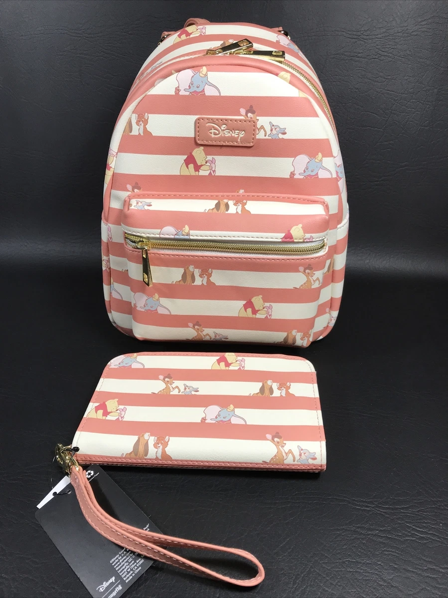 Loungefly Disney Winnie The Pooh Best Friends Striped Mini