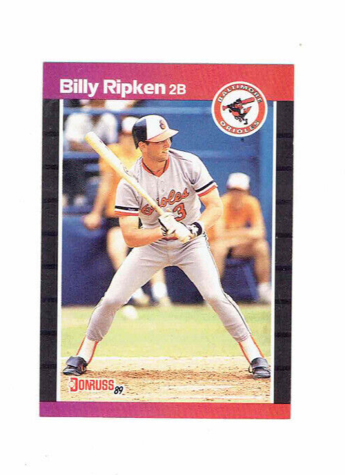 Billy Ripken Baltimore Orioles 2B #259 Donruss 1989 #Baseball Card