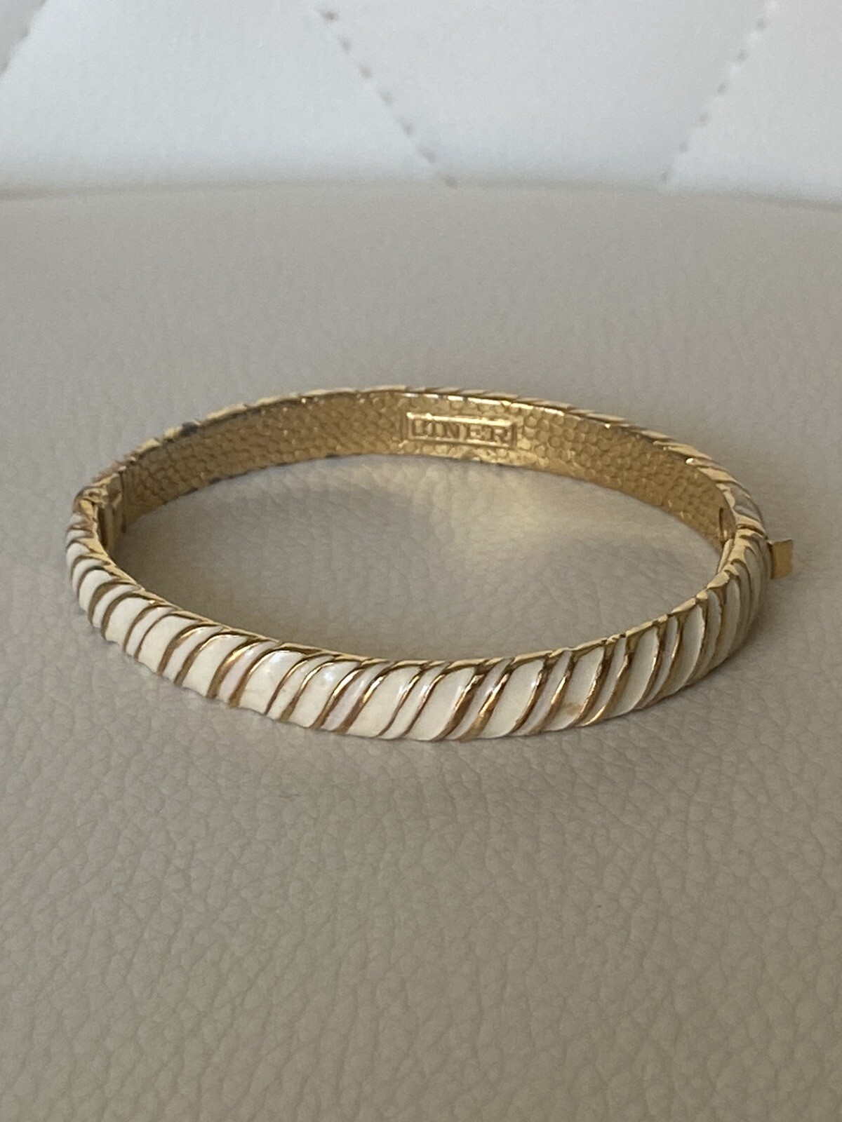 CINER Spring Hinged Bangle Bracelet - image 3