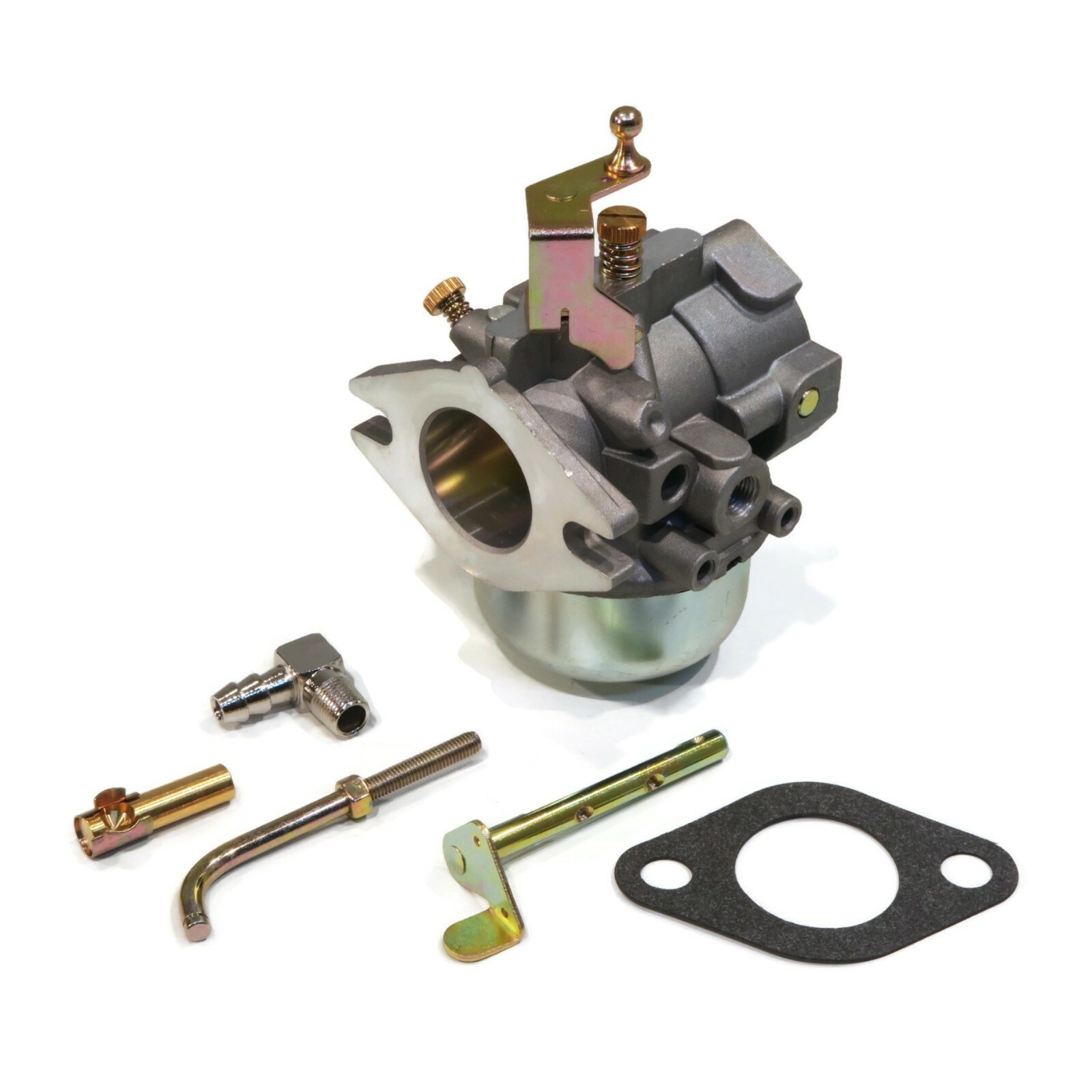 Carburetor with Linkage Kit for Kohler K241 K301 Cast Iron 10 & 12 HP K