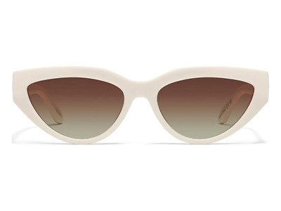 QUAY Women's Narrow-Down NO-NS-1807 Cream / Brown Polarized Sunglasses