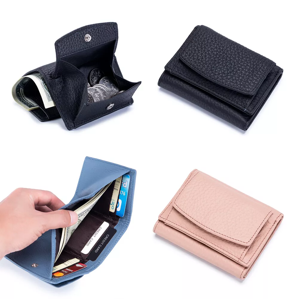 Women's PU Leather Mini Wallet Cash Pocket ID Credit Card Holder Purse Small  Bag | eBay