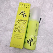 Urban Decay B6 Vitamin Infused Complexion Prep Priming Spray 4oz  Primer