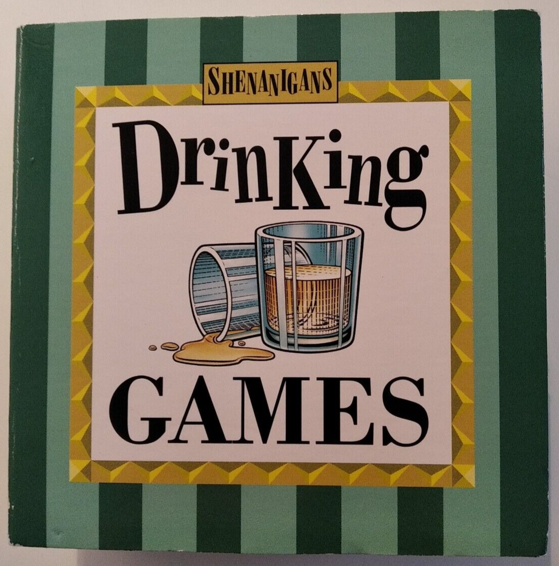 Drinking Games: Shenanigans by Not Available 2004 Hardback w. glasses & dice
