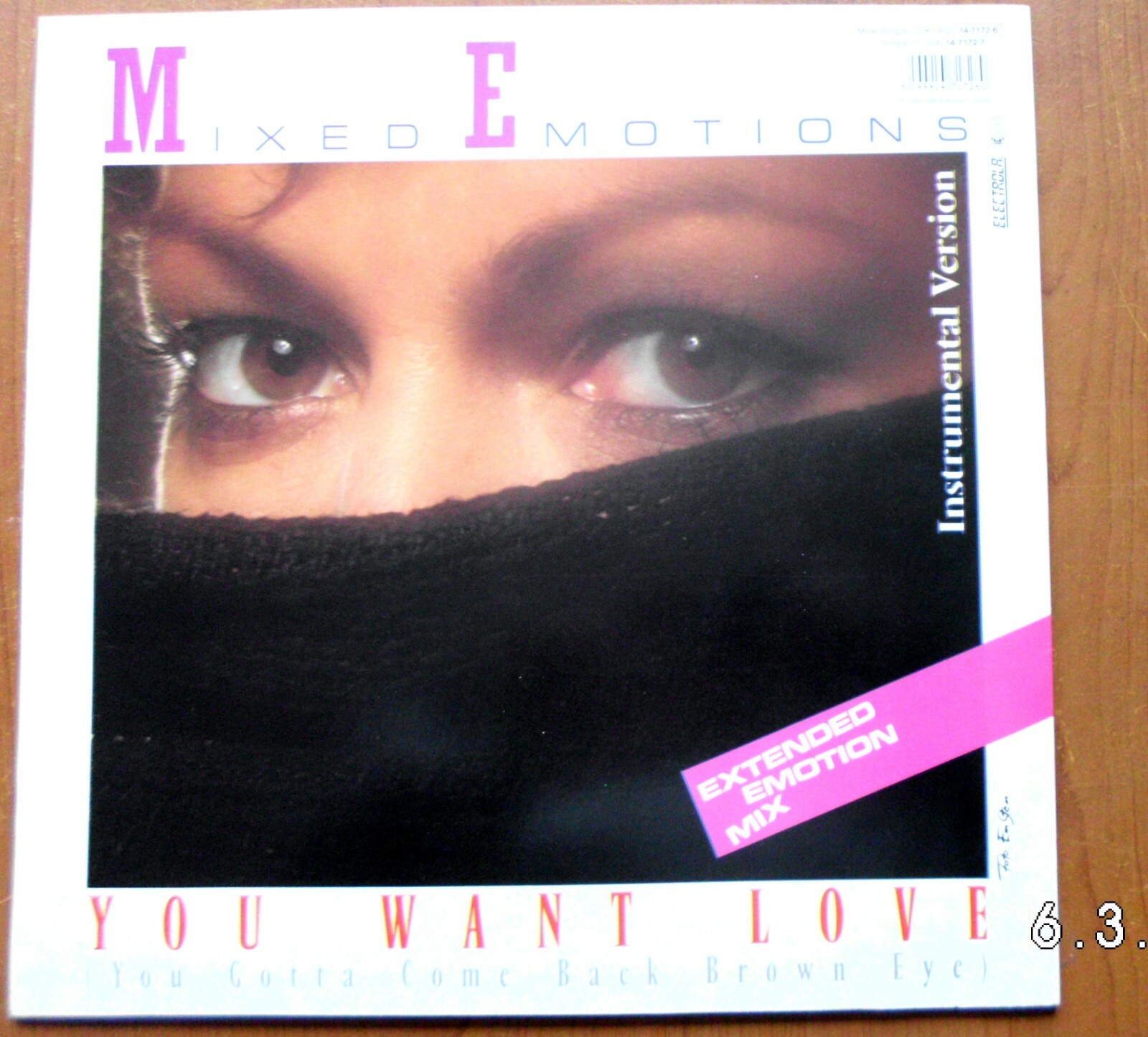 MIXED EMOTIONS YOU WANT LOVE 12'' MAXI + 7'' SINGLE BRING BACK SINGLE