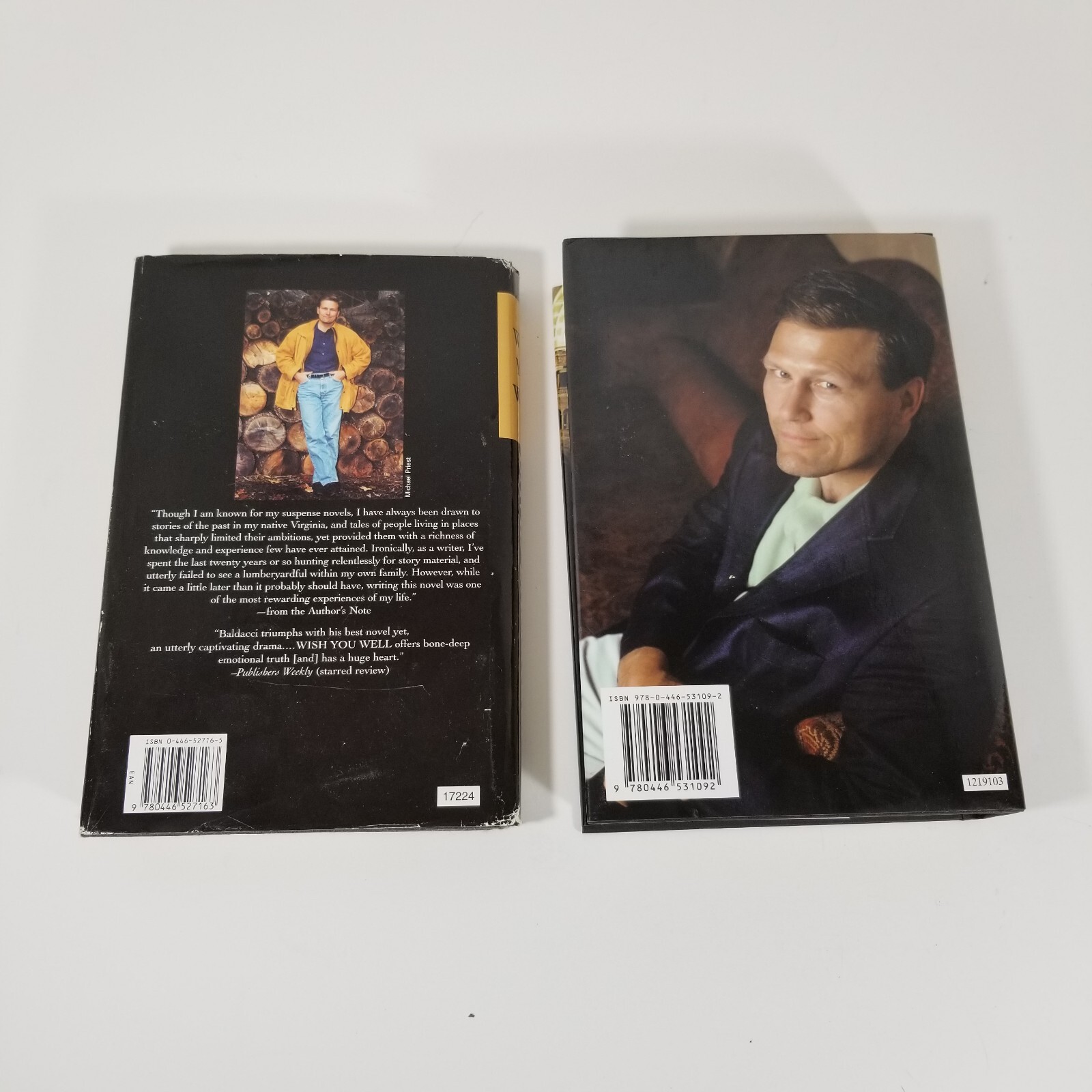 Lot of 2 David Baldacci Novels Books Hardcover Wish You Well, The Collectors