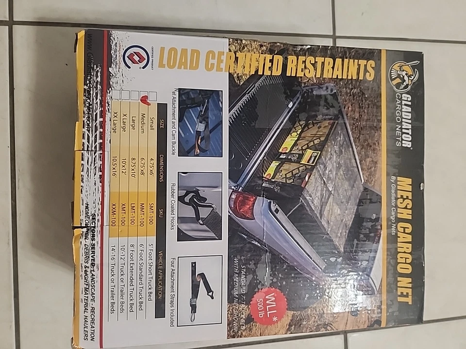 RipProof Cargo Mesh Tarp- Medium (MMT-100) | By Gladiator Cargo Gear - Image 2 of 2