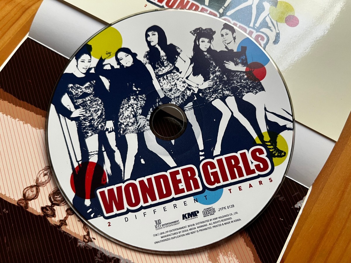 Wonder Girls 2 Different Tears EP CD (JYP 2010) K-POP Girl Group