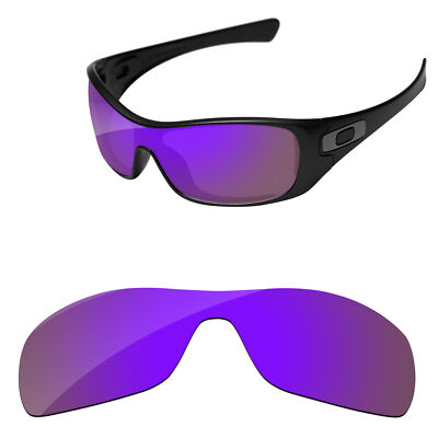 Lenslog Plasma Purple Mirror Polarized Replacement Lenses For-Oakley Antix