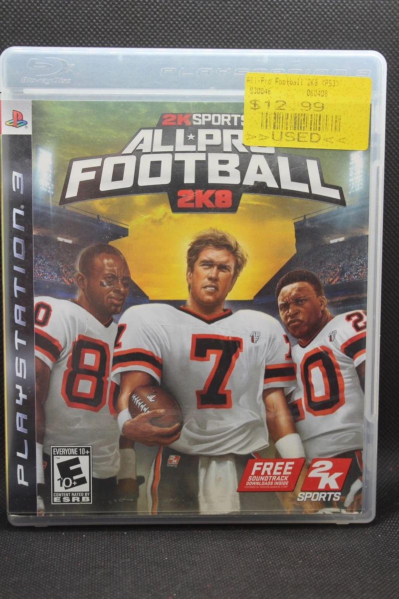 2K Sports All Pro Football 2K8 PS3 Sony PlayStation 3 Video Game Complete E+10 eBay