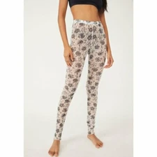 FREE PEOPLE Intimately Layered in Lace Leggings Chamoix Combo L22831 Sz S Small