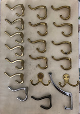 Vtg. Bundle 18 Pc. Assorted Metal Double Wall Coat Hanger Hook