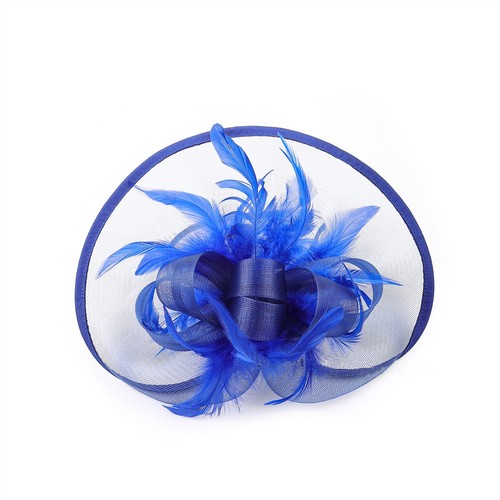 Elegant Fascinators Hat Women Headband Cocktail Tea Party Hat Wedding Hair Clip - Picture 20 of 21