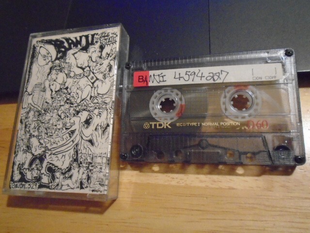 MEGA RARE Banji DEMO CASSETTE TAPE rap rock metal 1990