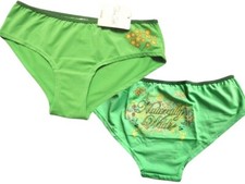 A0031 Rene Rofe NEW Women's Green Naturally Wild Patten Microfiber Hipsters S M