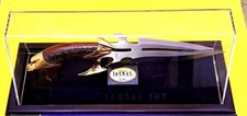 HIBBEN GOLD JACKAL KNIFE & DISPLAY CASE 751/1500 _ VERY NICE & EXTREMELY RARE