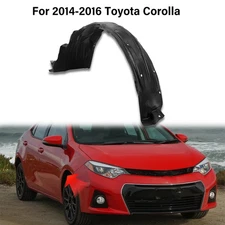 New Fits 2014-16 Toyota Corolla Sedan TO1249178 Front Right Fender Liner Plastic
