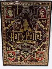 Harry Potter Premium Playing Cards Collector's Red Gold Theory 11 Deck Sealed