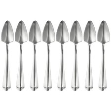 8Pcs Stainless Steel Grapefruit Spoons with Serrated Edge Utensils, Silver