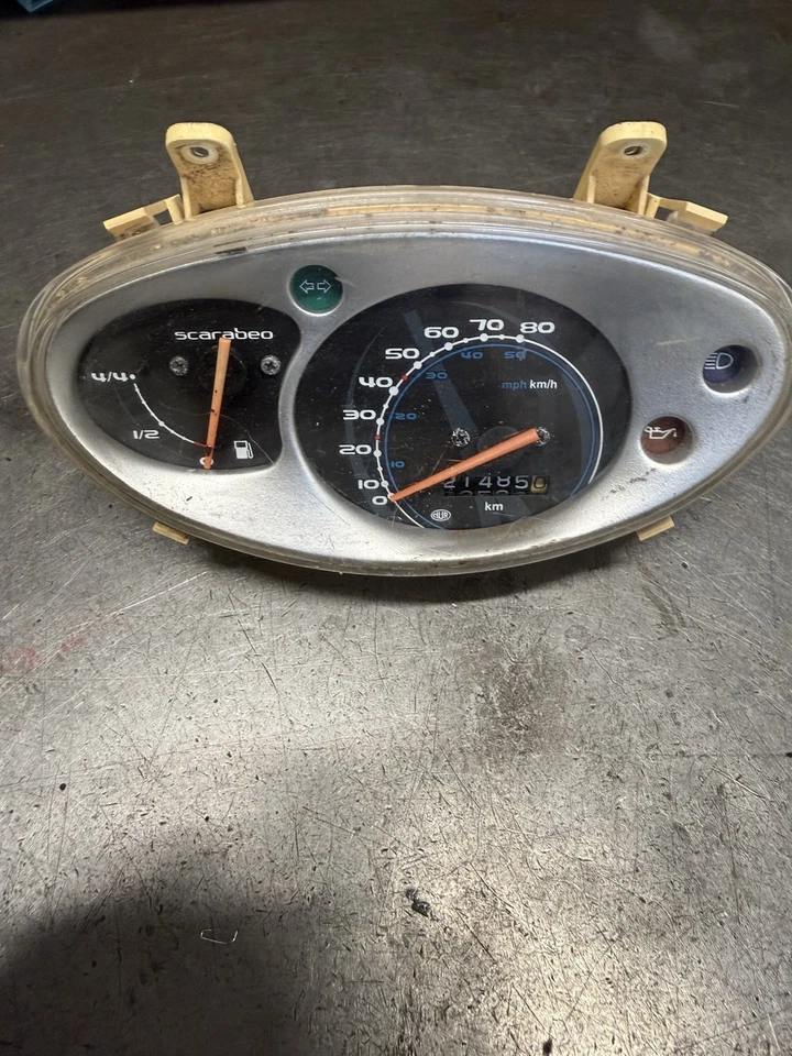 Strumentazione Contachilometri Aprilia Scarabeo 50 2 Tempi Anno 2007-2008-2009 - Immagine 2 di 3