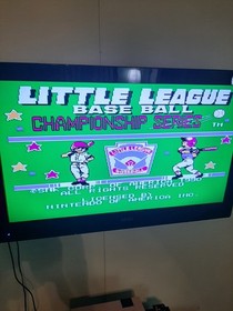 LITTLE LEAGUE BASEBALL for Nintendo NES - GORGEOUS label - Tested & works well!