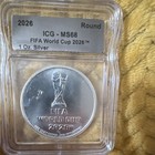 FIFA 2026 World Cup 1 oz .999 Fine Silver Round ICG MS68 Graded — photo 1