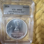 FIFA 2026 World Cup 1 oz .999 Fine Silver Round ICG MS68 Graded