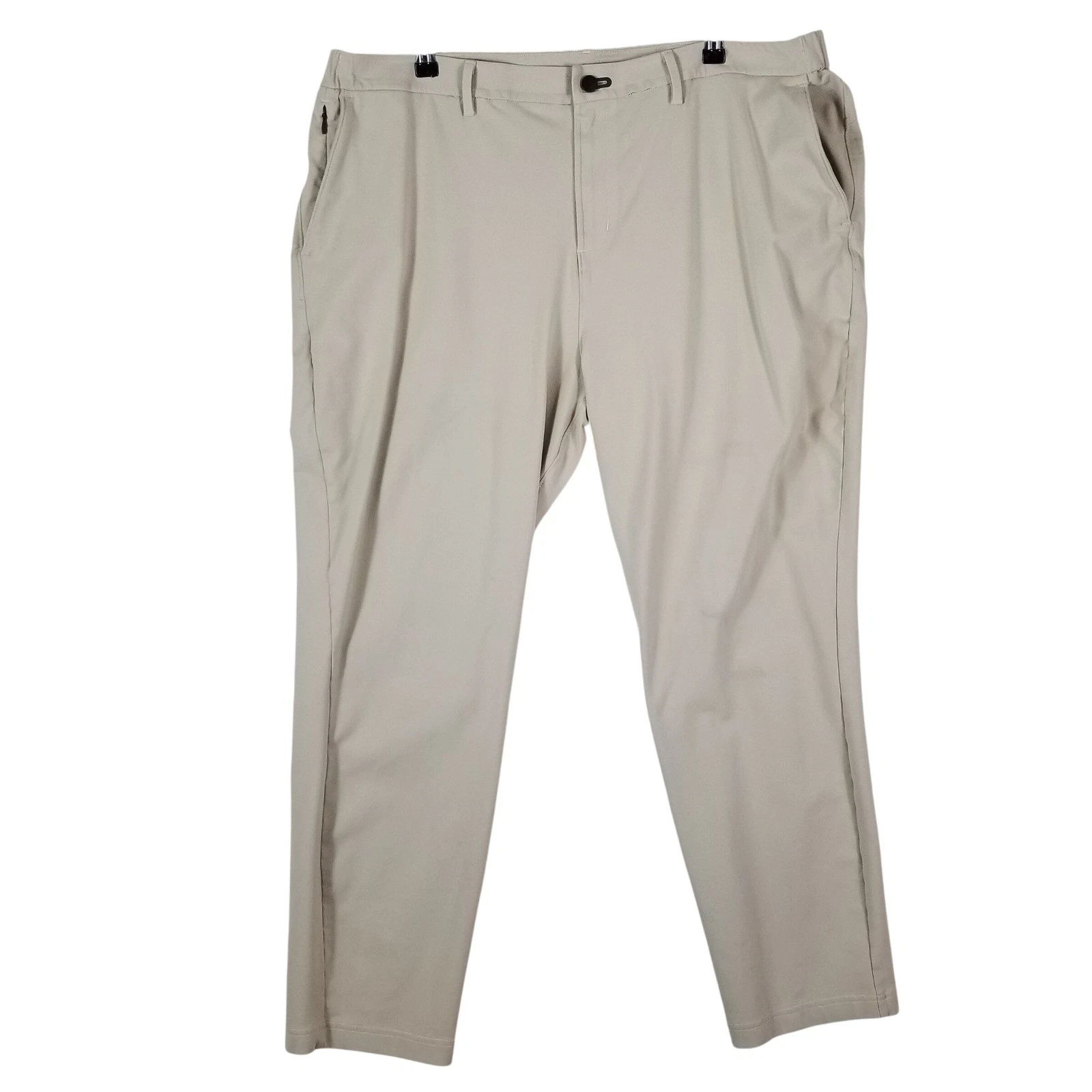 Public Rec All Day Every Day Pants Men 42x30 Khaki Tan Performance Chino Stretch