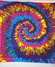 Vintage Western Bandana Paris All Cotton Color fast Made in USA RN 13960 36cm