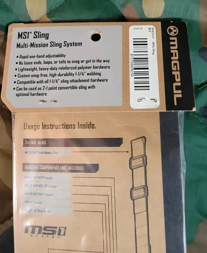 2 Packs Magpul MS1 Two Point Rifle Multi Mission Sling Black-Made in the USA - Image 2 of 4