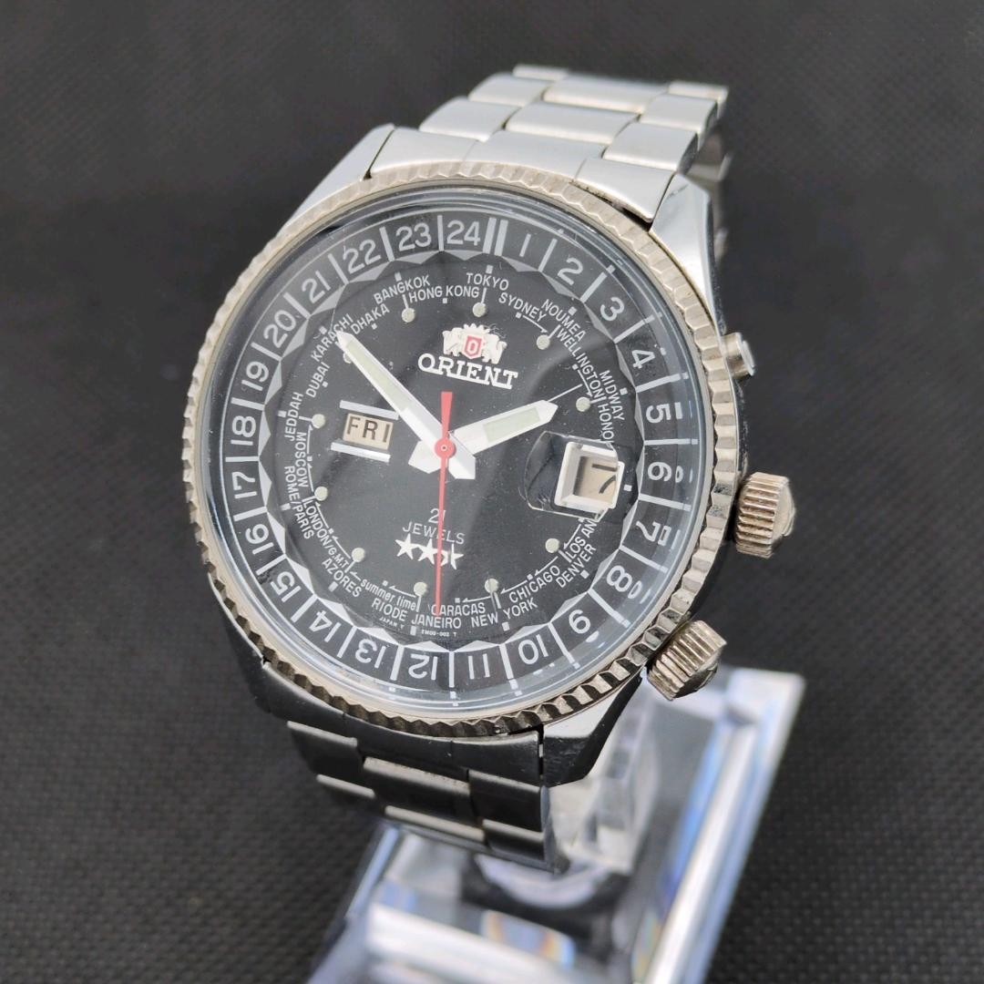 ORIENT King Master Automatic World Time Watch Day… - image 1