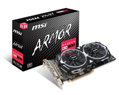 Graphics card MSI Radeon RX 580 Armor OC 8 GB _DAMAGED