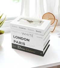 5Pcs Decorative Books for Home Decor - Premium Faux Books for Decoration  Co...