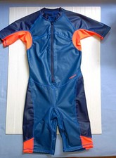 Muta Intera Bambino Con Protezione Solare UPF 50+ - Costume Da Bagno Manica Corta Con Cerniera - Per Nuoto, Surf E Snorkeling