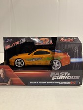 Fast and Furious Brians Toyota Supra Nitro Powered R/C 1:24 Scale Jada 36194
