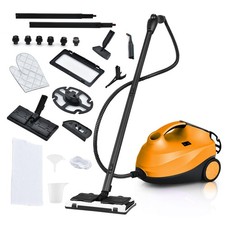 COSTWAY Multipurpose Steam Cleaner w/1.5L Tank & 20 Accessories-Orange