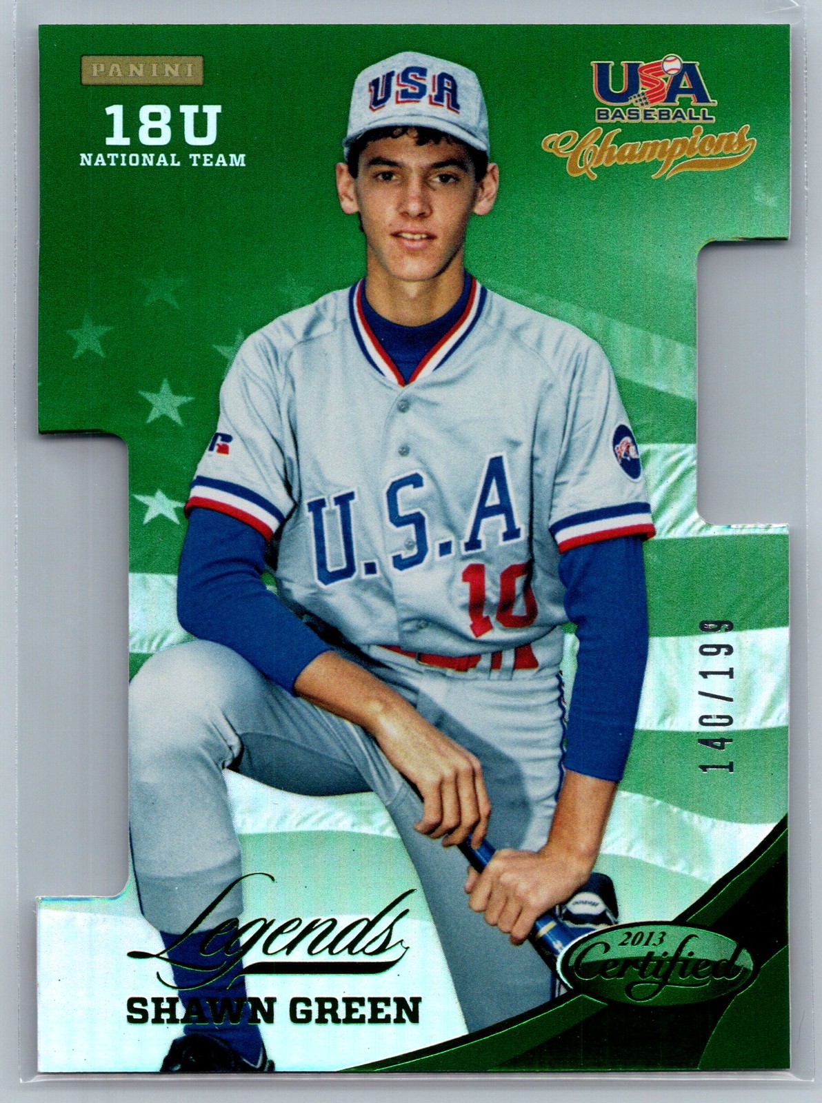 2013 Panini USA Baseball Champions #12 Shawn Green SN