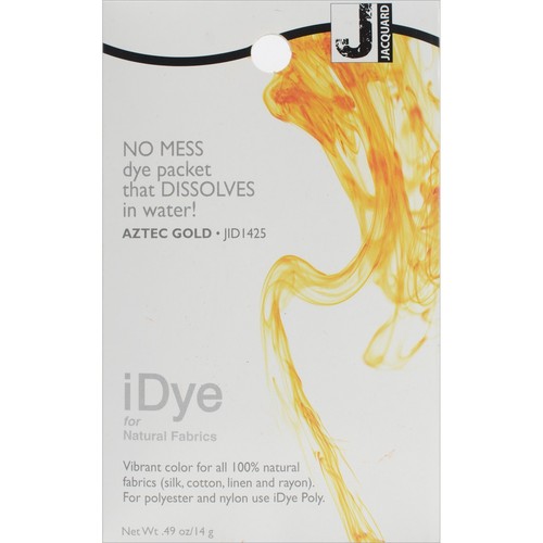 6 Pack Jacquard iDye Fabric Dye 14g-Aztec Gold IDYE-425