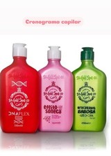 Gold Spell Capillary Schedule Kit Gold Spell 3 Items Cronograma capilar..