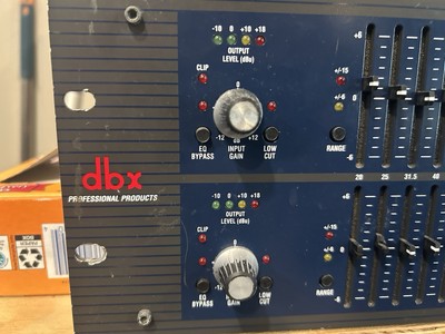 DBX1231V Dual-Channel 31 Band Graphic Equaliser - USED