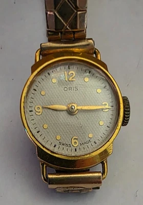Oris Armband Uhr Swiss Made Damen 15 Jewels Gold filled ! - Bild 1 von 4