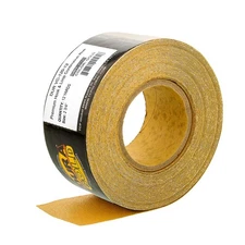 Premium - 120 Grit Gold - Hook & Loop Backing Longboard Continuous Sandpaper ...