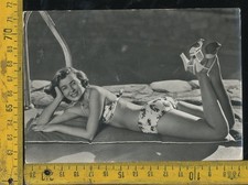Cartolina anni 50 Ragazza Sexy Pin Up Bikini xa 010