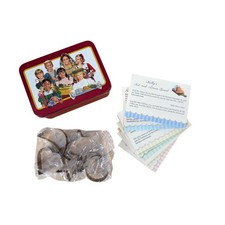 Vintage Peasant company American Girl recipe pack tin and cookie cutters