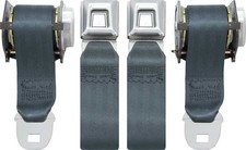 1974-81 Camaro 1978-81 Firebird 1974-79 Nova Rear Seat Belts Black